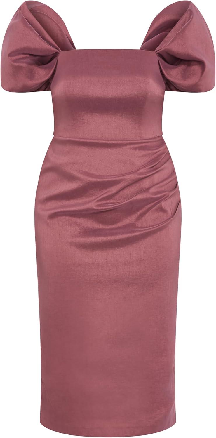 image:imageCity Chic Plus Size Dress Elyse Off Shoulder MidiWild Ginger