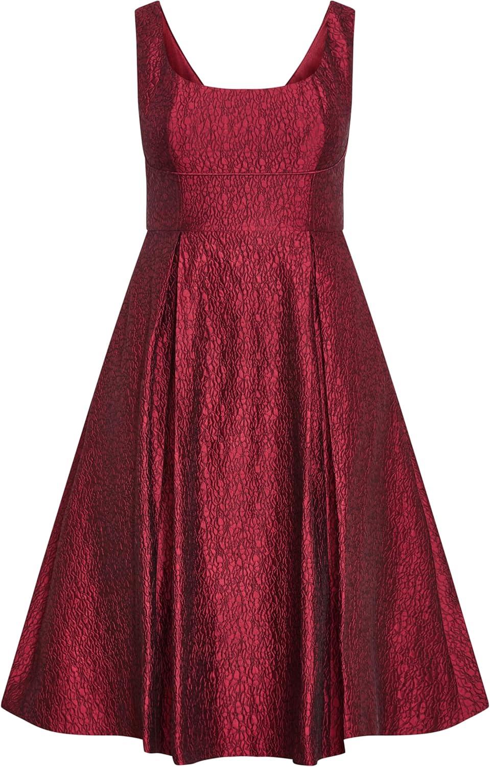 image:imageCity Chic Plus Size Dress Estella Floral MidiLove Red