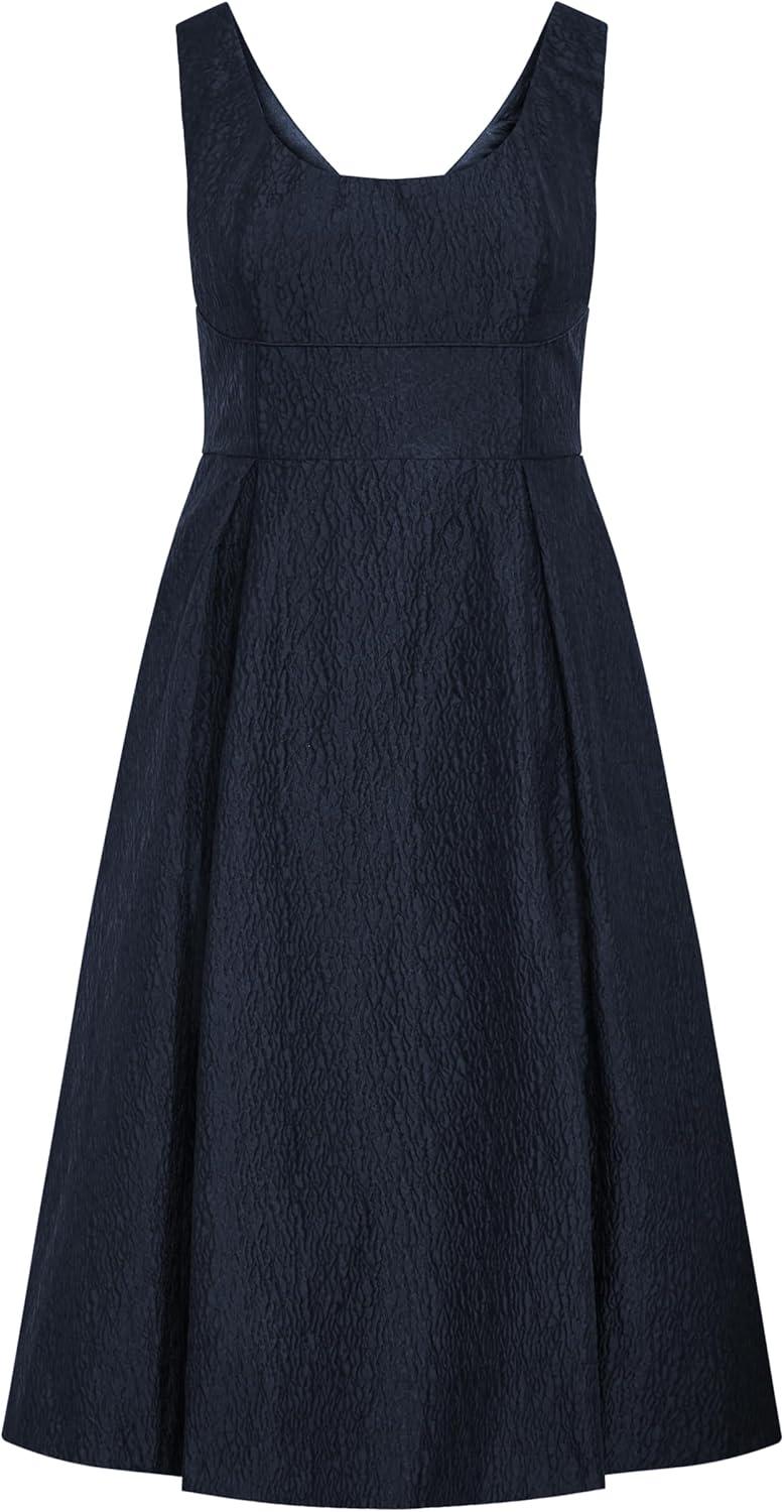 image:imageCity Chic Plus Size Dress Estella Floral MidiNavy