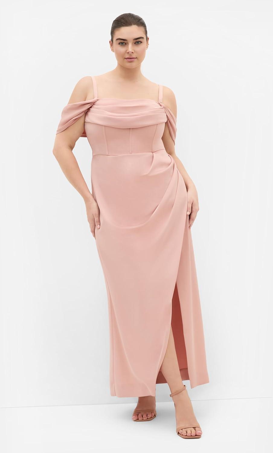 image:imageCity Chic Plus Size Dress Forbidden Love MaxiBallet Pink