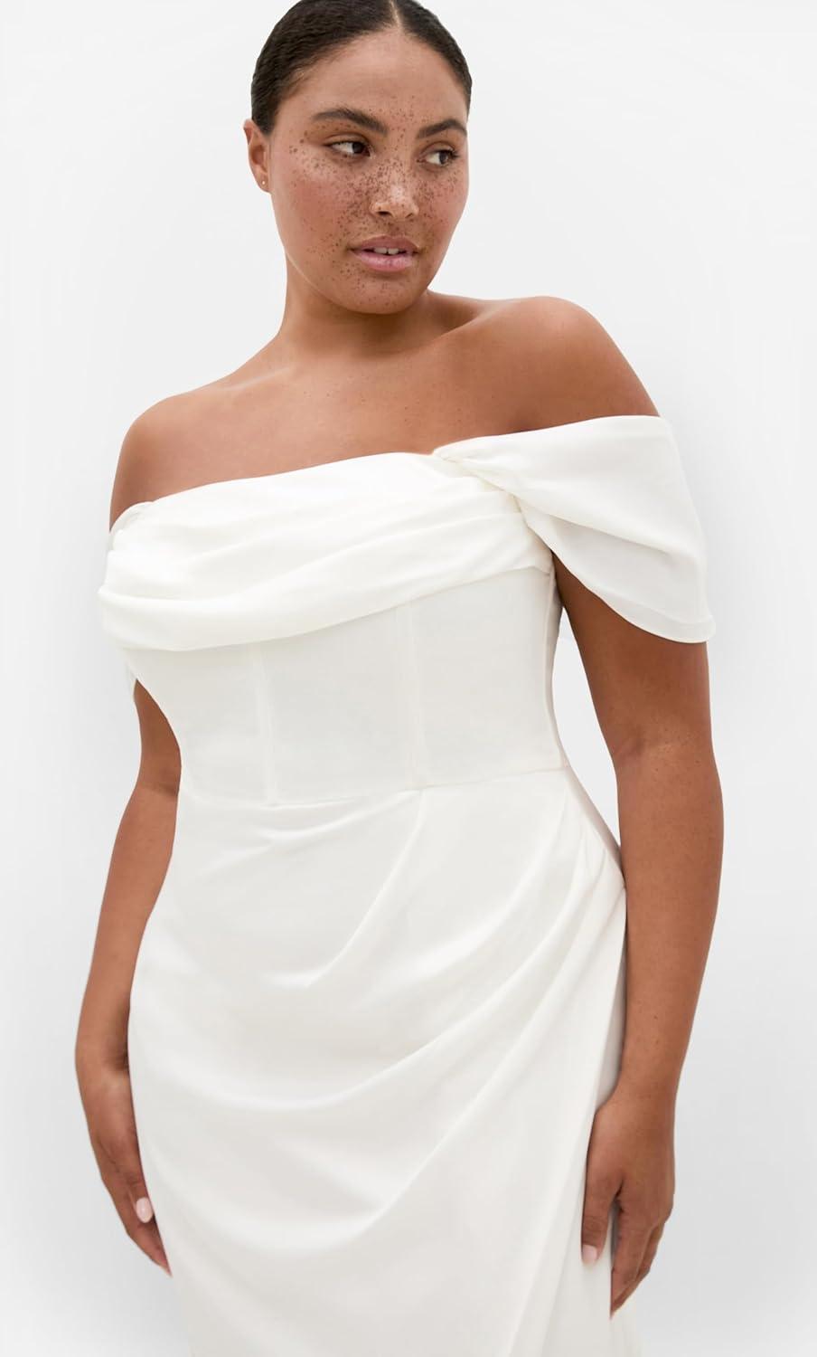 image:imageCity Chic Plus Size Dress Forbidden Love MaxiIvory