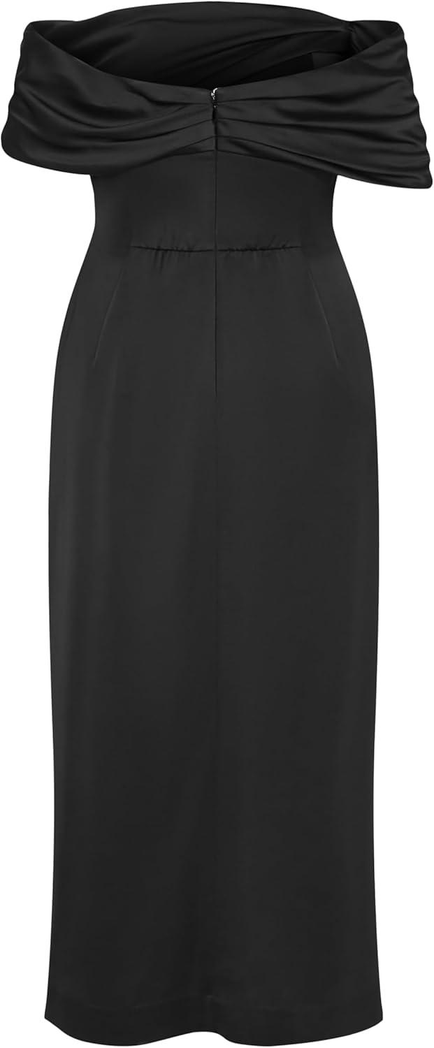 image:imageCity Chic Plus Size Dress Paloma Off Shoulder MaxiBlack
