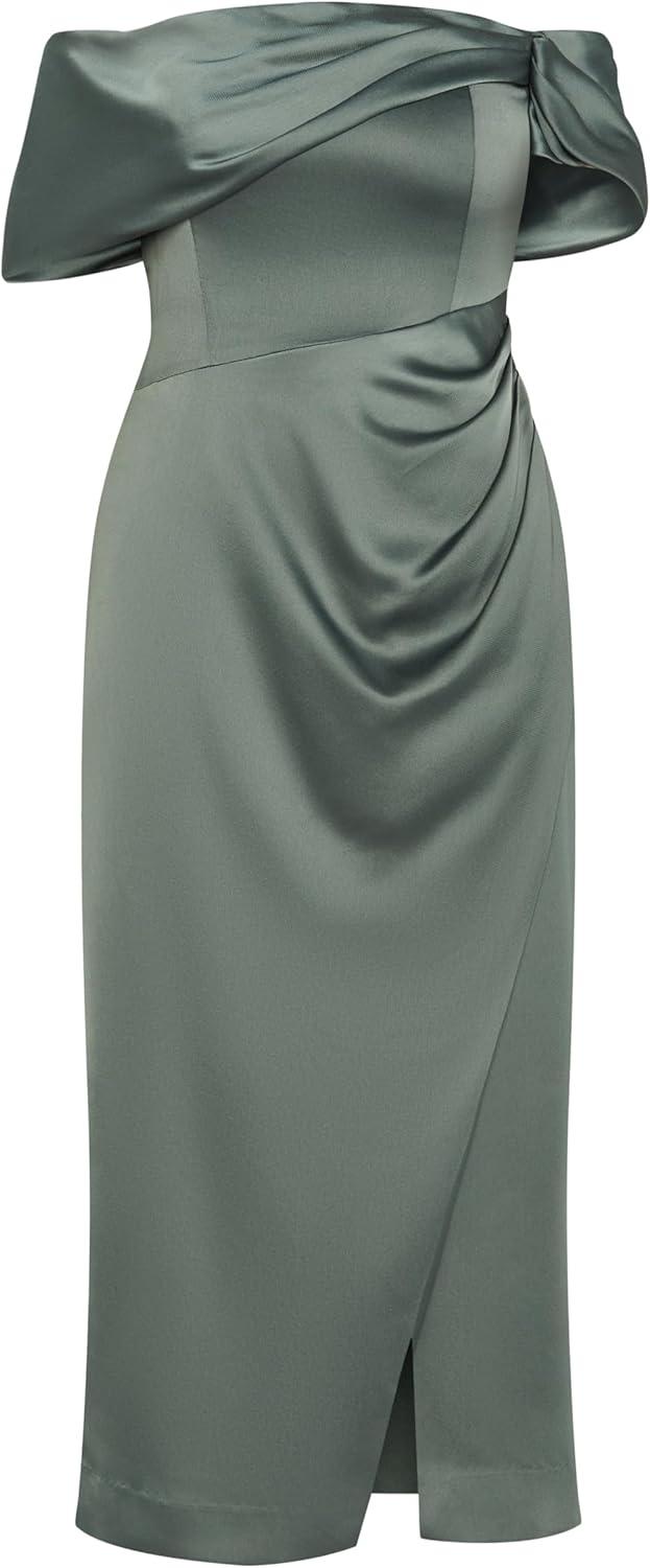 image:imageCity Chic Plus Size Dress Paloma Off Shoulder MaxiSage