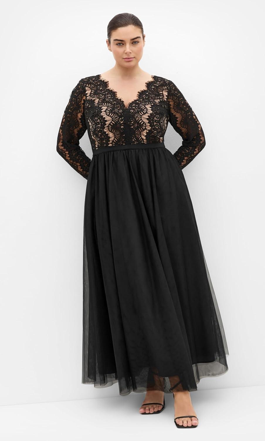 image:imageCity Chic Plus Size Dress Rare Beauty MaxiBlack
