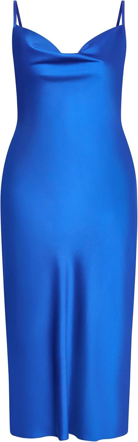 image:imageCity Chic Plus Size Dress Sadie Satin SlipCerulean