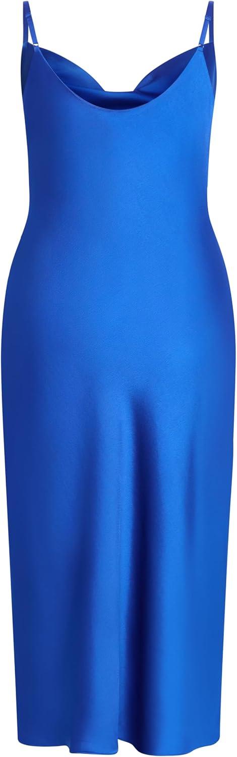 image:imageCity Chic Plus Size Dress Sadie Satin SlipCerulean