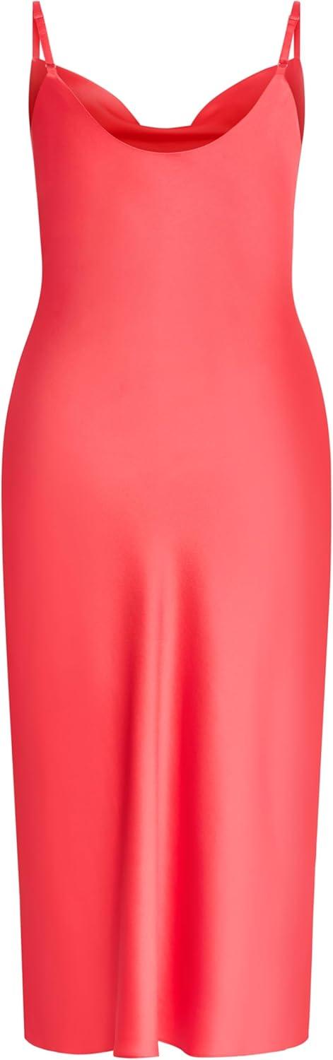 image:imageCity Chic Plus Size Dress Sadie Satin SlipWatermelon
