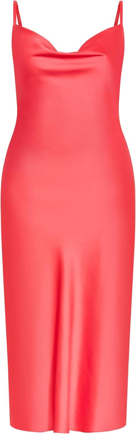 image:imageCity Chic Plus Size Dress Sadie Satin SlipWatermelon