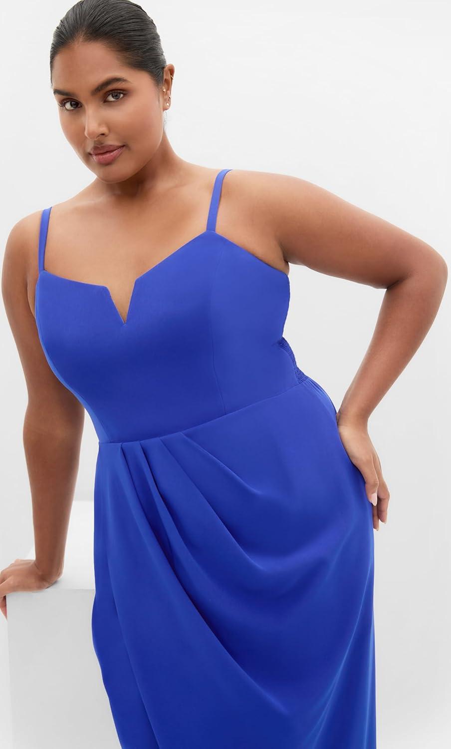 image:imageCity Chic Plus Size Dress Sassy Flex Fit Tulip VUltra Blue