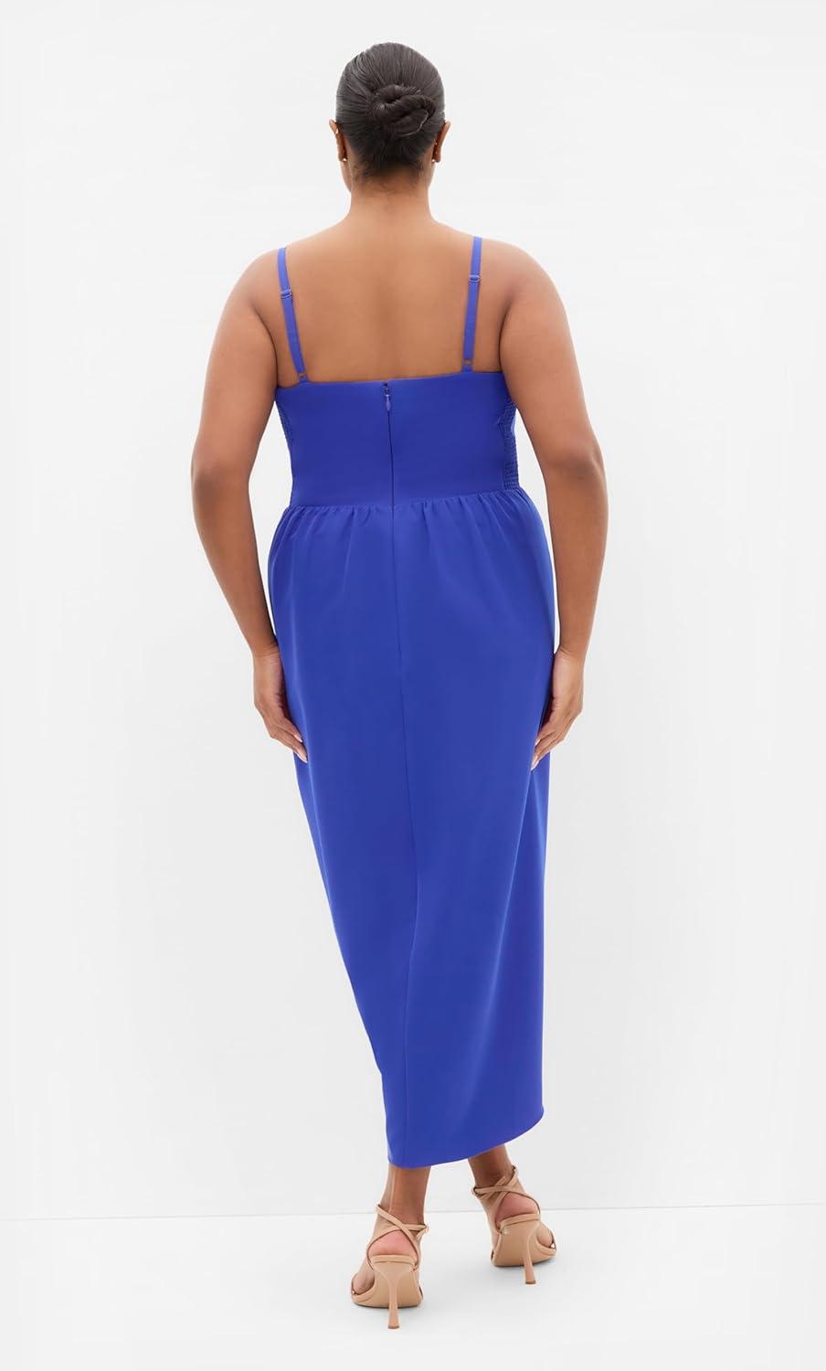 image:imageCity Chic Plus Size Dress Sassy Flex Fit Tulip VUltra Blue