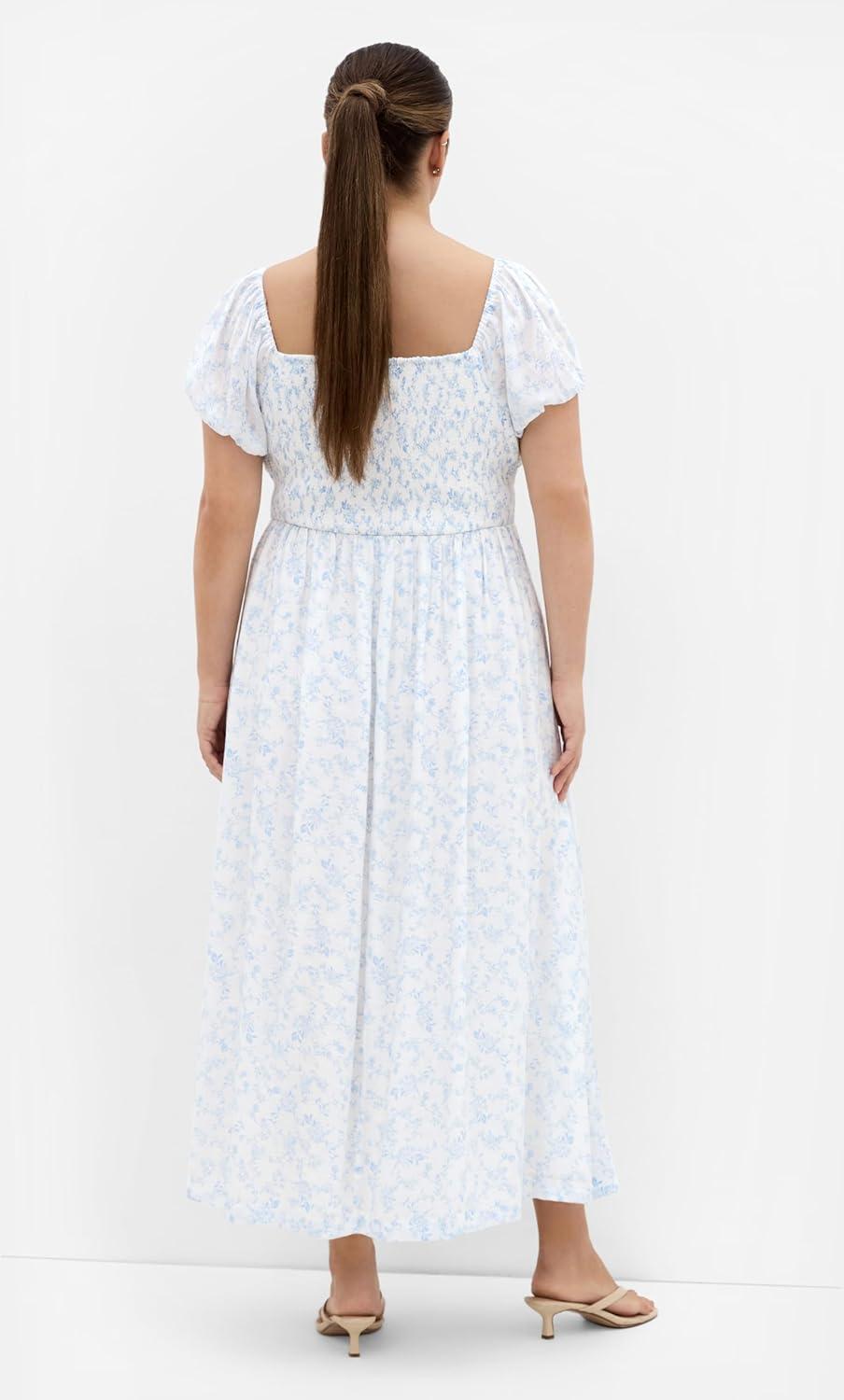 image:imageCity Chic Plus Size Dress Serina Print MaxiSardinia Ditsy