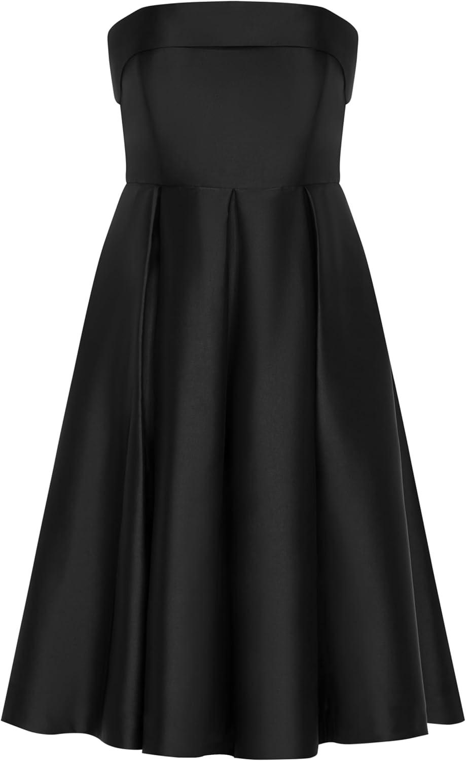 image:imageCity Chic Plus Size Dress Tiffany Strapless MidiBlack