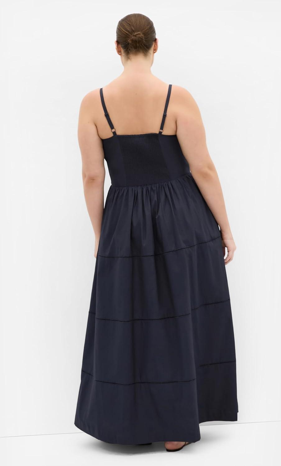 image:imageCity Chic Plus Size Dress Vani Corset MaxiNavy