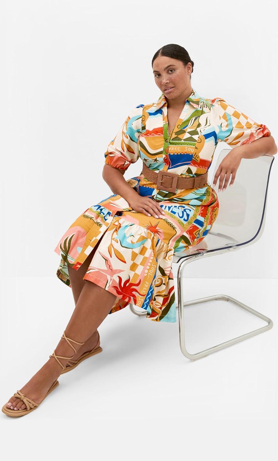 image:imageCity Chic Plus Size Dress Wild Soul PrintWild Soul