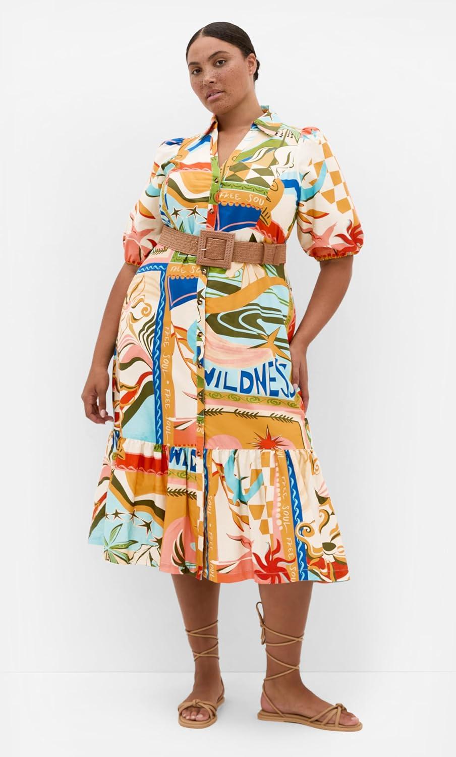 image:imageCity Chic Plus Size Dress Wild Soul PrintWild Soul