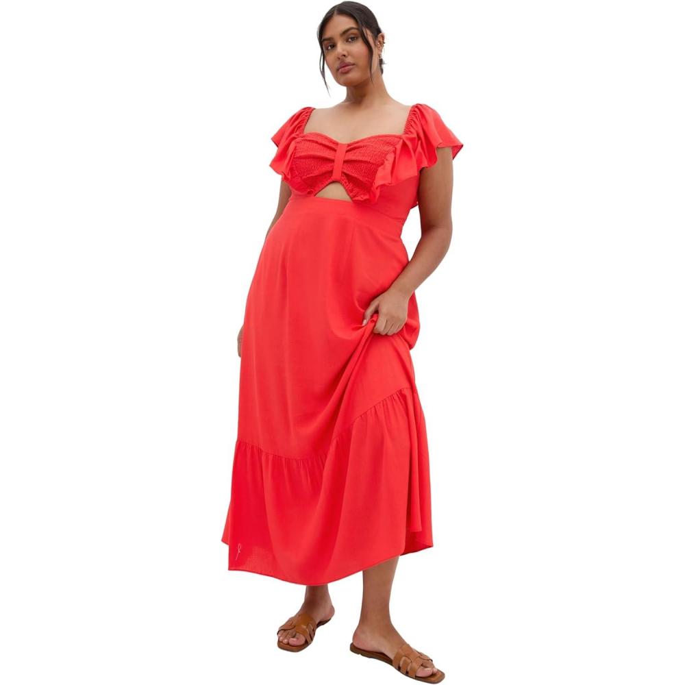 image:imageCity Chic Plus Size Dress  Alora Flutter MaxiTigerlilly