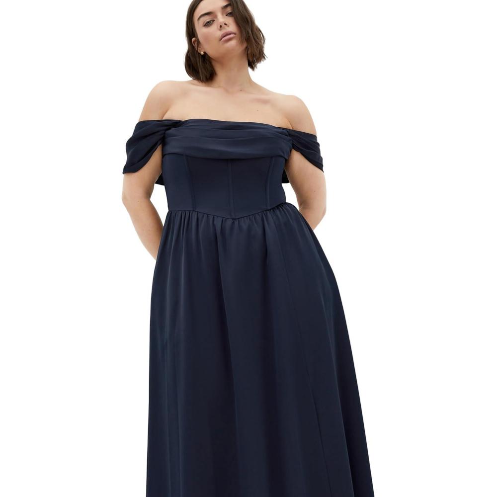 image:imageCity Chic Plus Size Dress Angel Love MaxiNavy