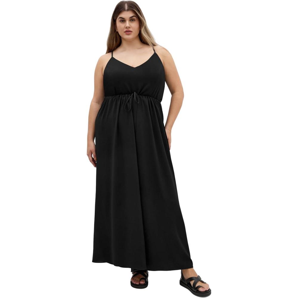 image:imageCity Chic Plus Size Dress  Divine Overlay MaxiBlack