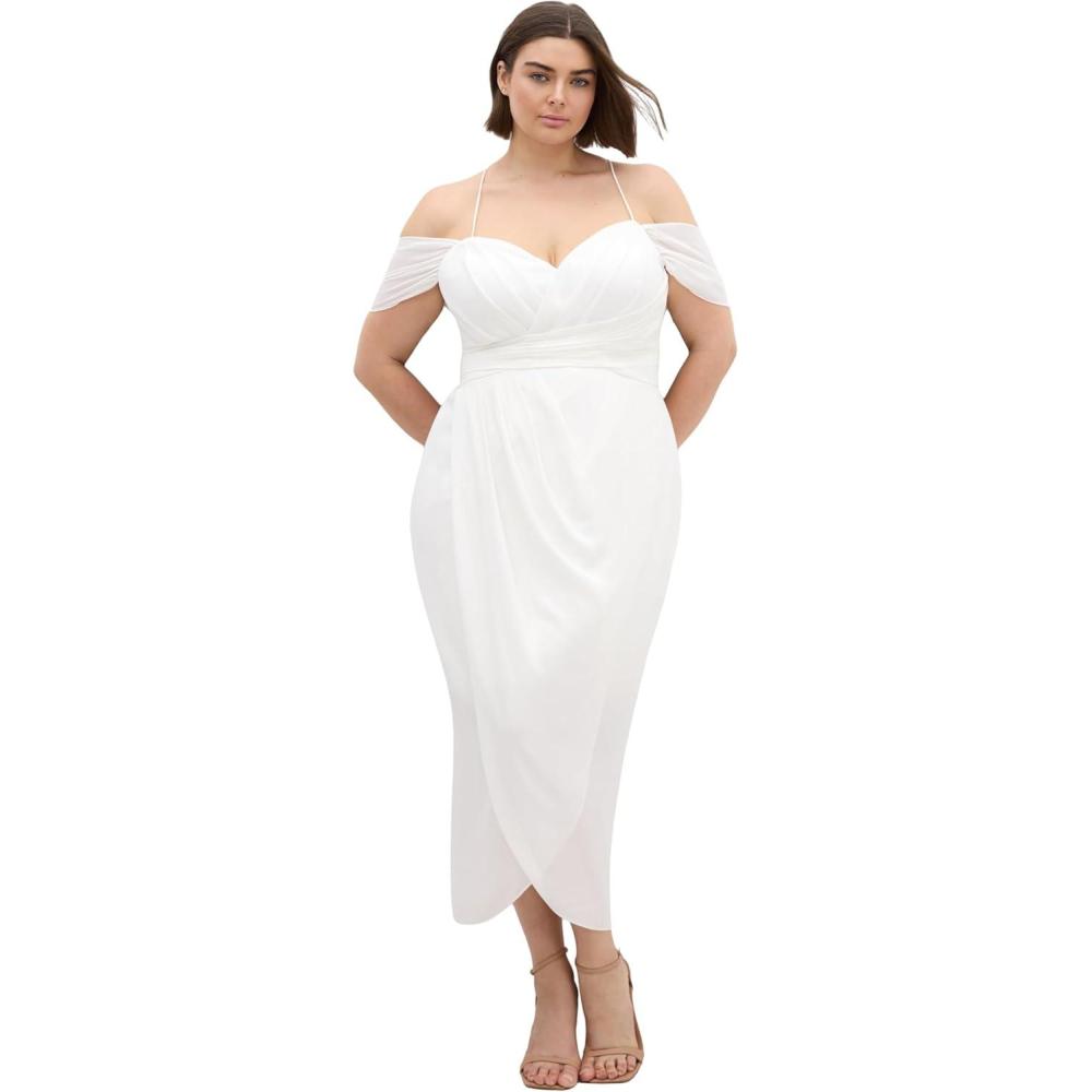 image:imageCity Chic Plus Size Dress  Entwine MaxiIvory