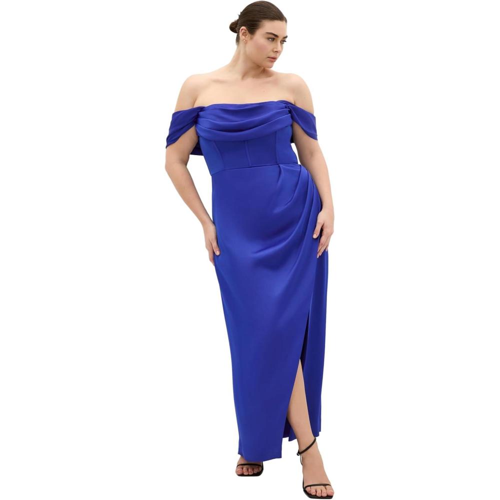 image:imageCity Chic Plus Size Dress  Forbidden Love MaxiUltra Blue