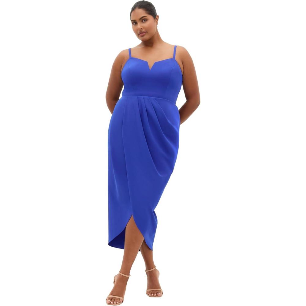image:imageCity Chic Plus Size Dress Sassy Flex Fit Tulip VUltra Blue