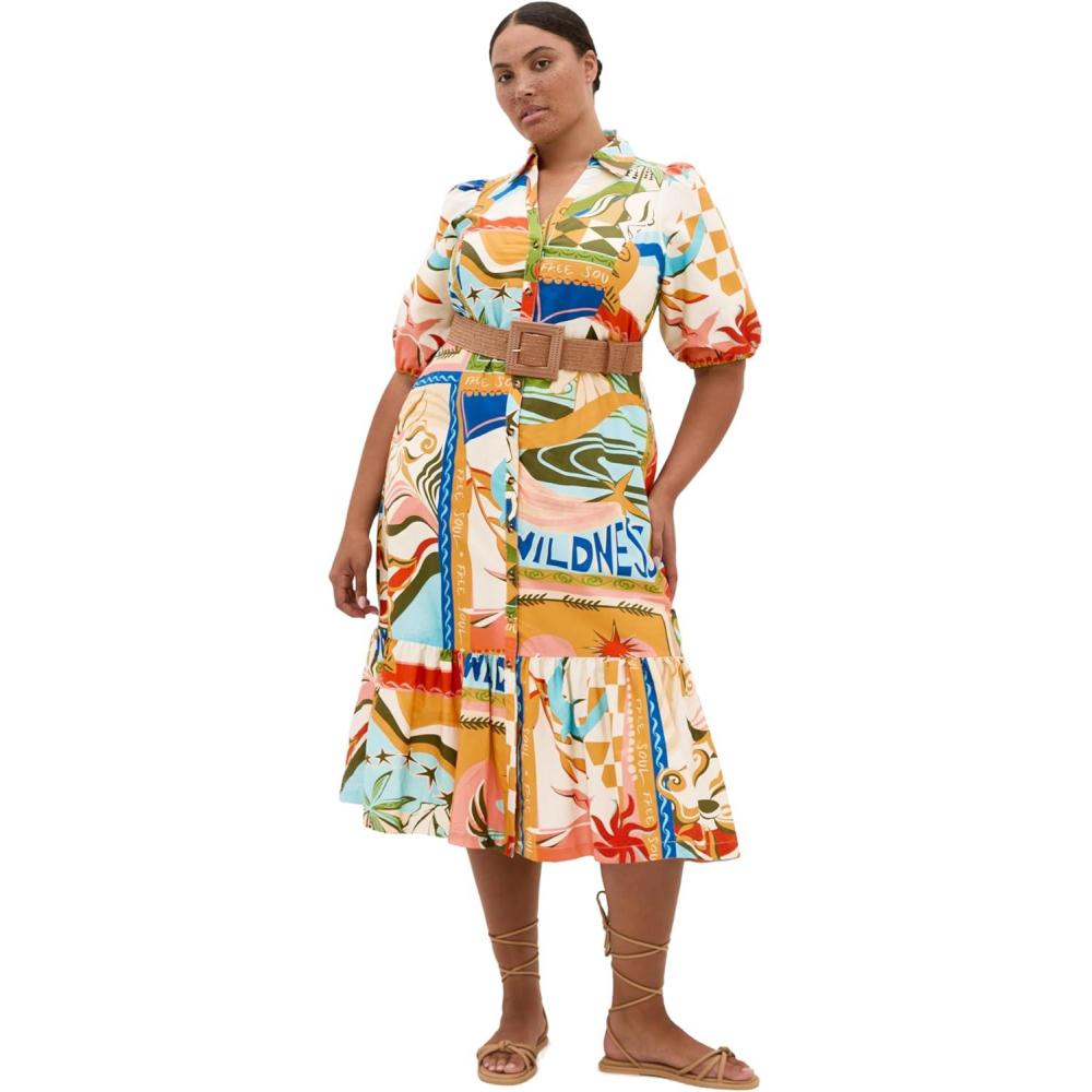 image:imageCity Chic Plus Size Dress Wild Soul PrintWild Soul