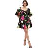 image:imageCity Chic Plus Size Dress  Mila Print MiniFloral Sketch
