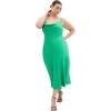 image:imageCity Chic Plus Size Dress  Sadie Satin SlipGreenstone