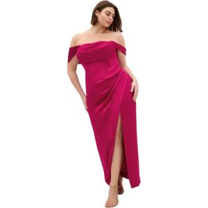 City Chic Plus Size Dress – Forbidden Love Maxi(Framboise)