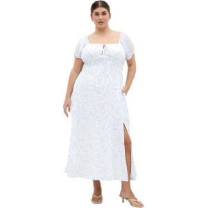 City Chic Plus Size Dress – Serina Print Maxi(Sardinia Ditsy)
