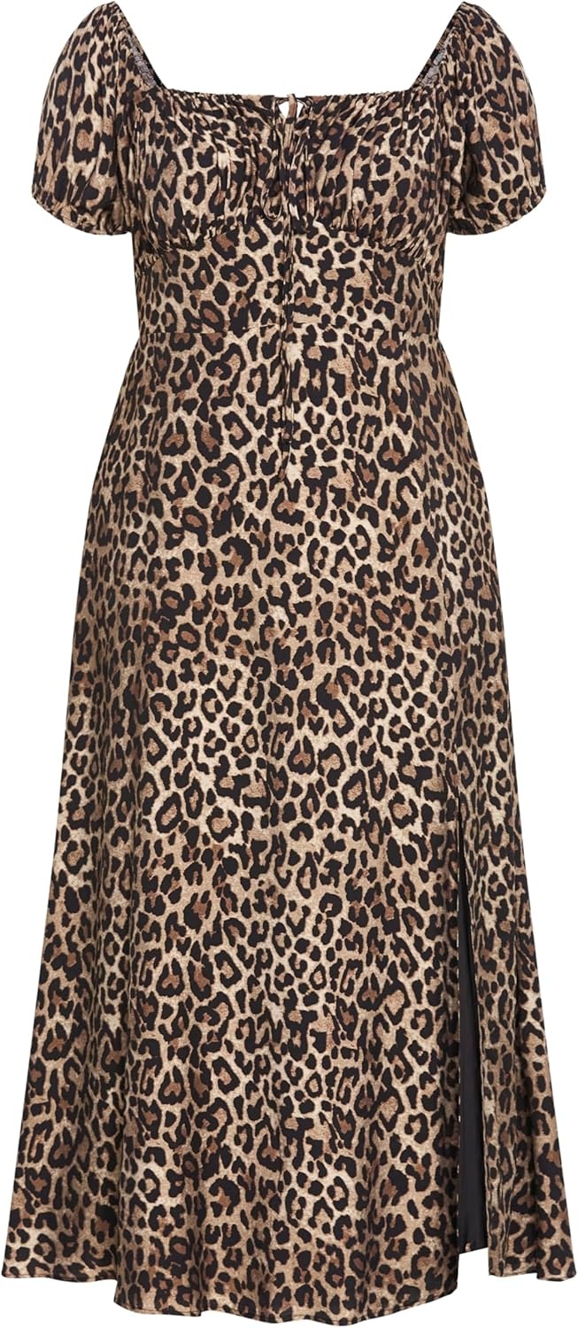 image:imageCity Chic Plus Size Dress Abbigail Floral Print MaxiLeopard