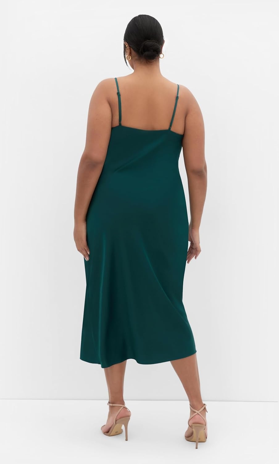 image:imageCity Chic Plus Size Dress Adelina Twist SlipEmerald