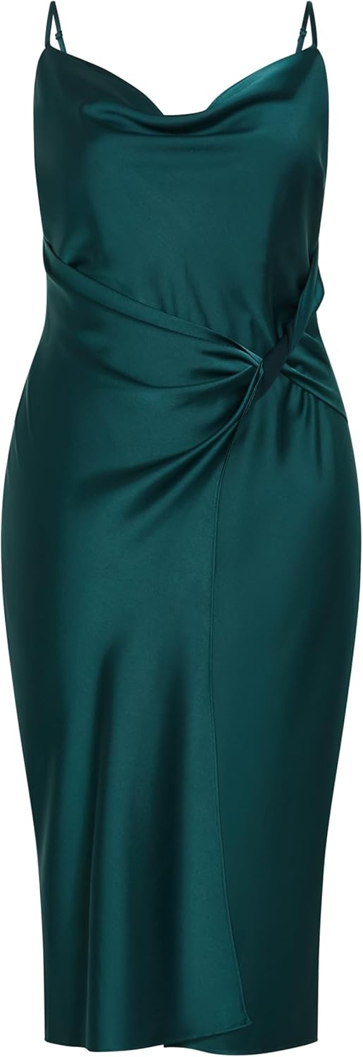 image:imageCity Chic Plus Size Dress Adelina Twist SlipEmerald