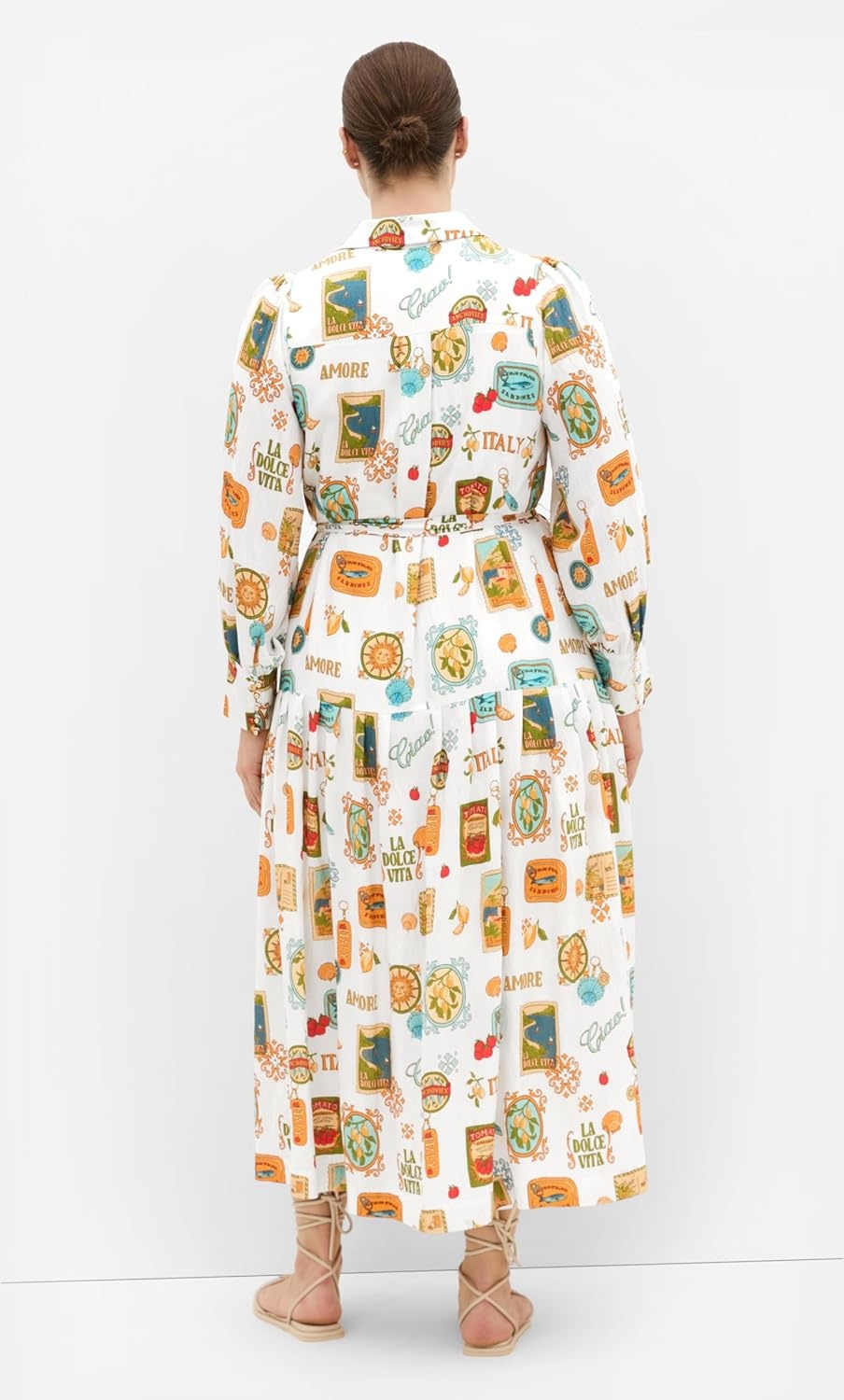 image:imageCity Chic Plus Size Dress Amore Print MaxiCreme La D