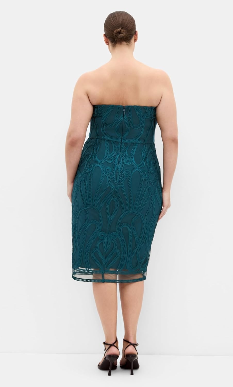 image:imageCity Chic Plus Size Dress Antonia Strapless MidiEmerald