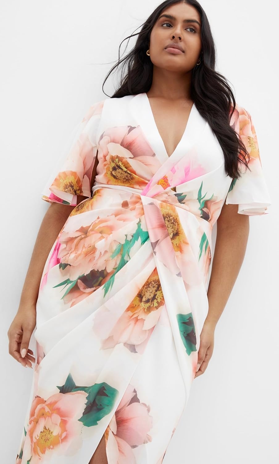 image:imageCity Chic Plus Size Dress Braelynn Garden Print MaxiGarden Party