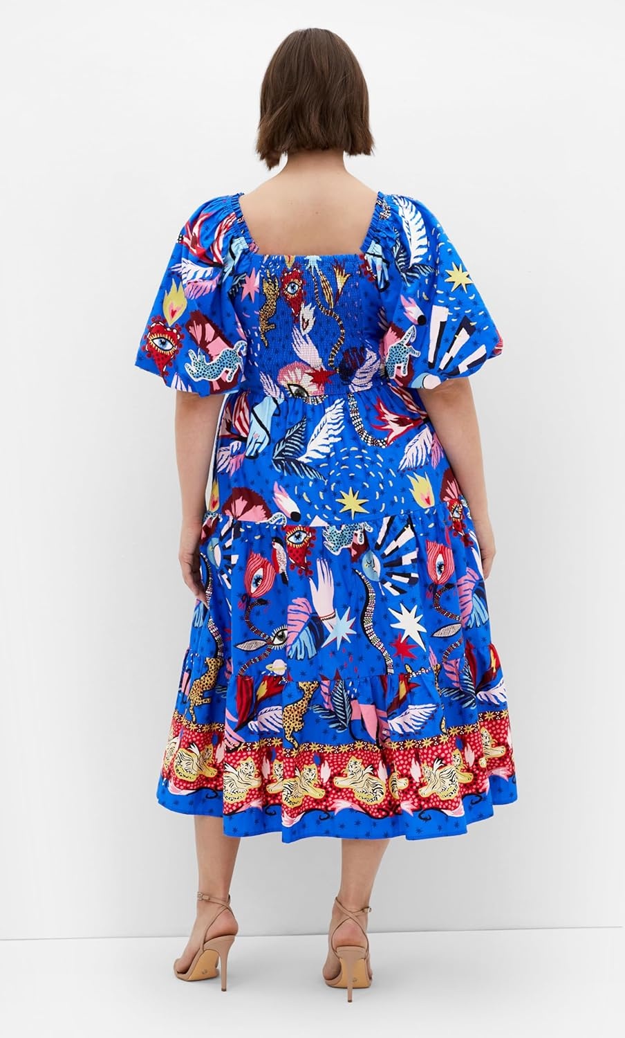 image:imageCity Chic Plus Size Dress Capria Calista Print MidiCalista