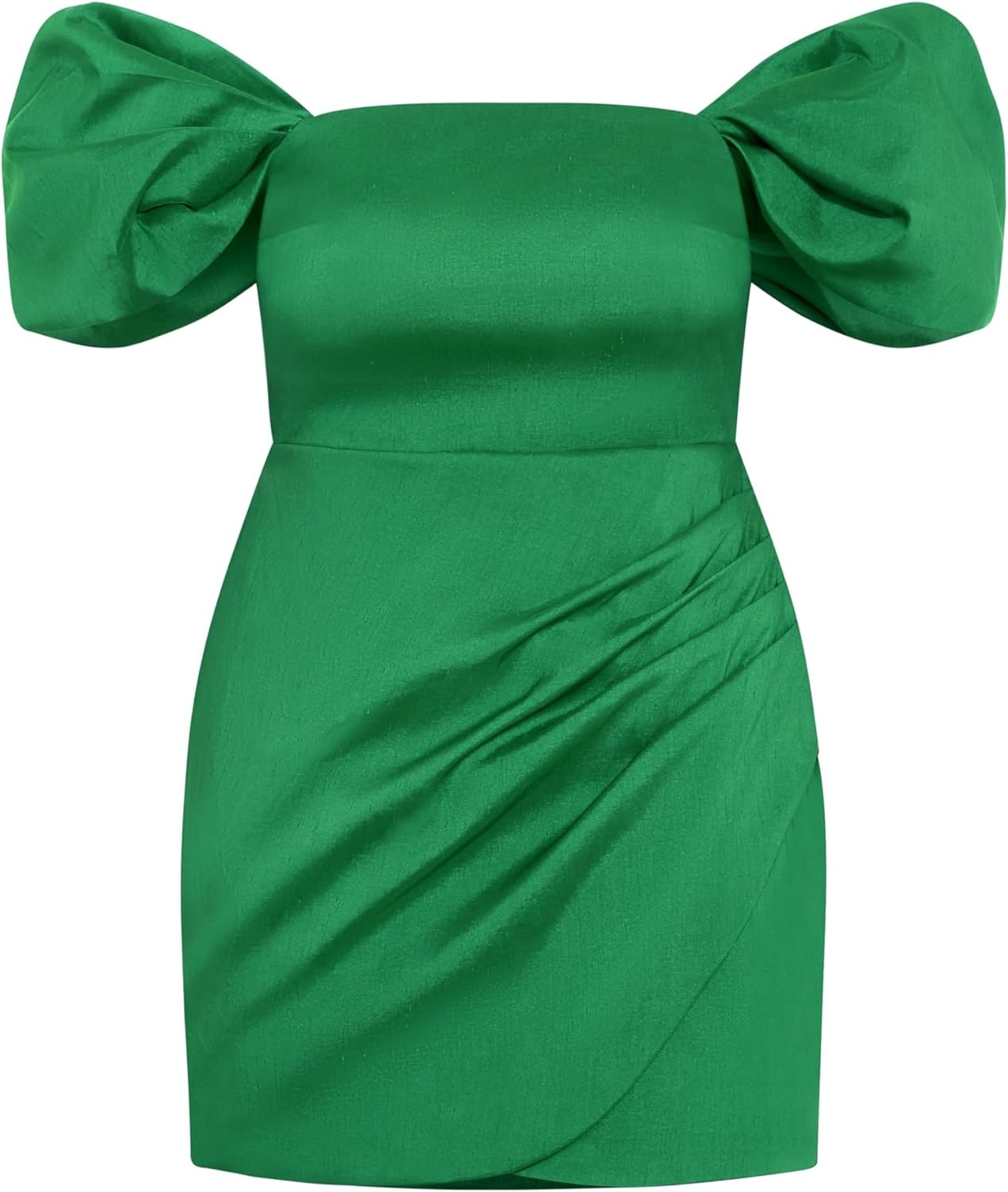 image:imageCity Chic Plus Size Dress Elyse Off Shoulder MiniKelly Gree