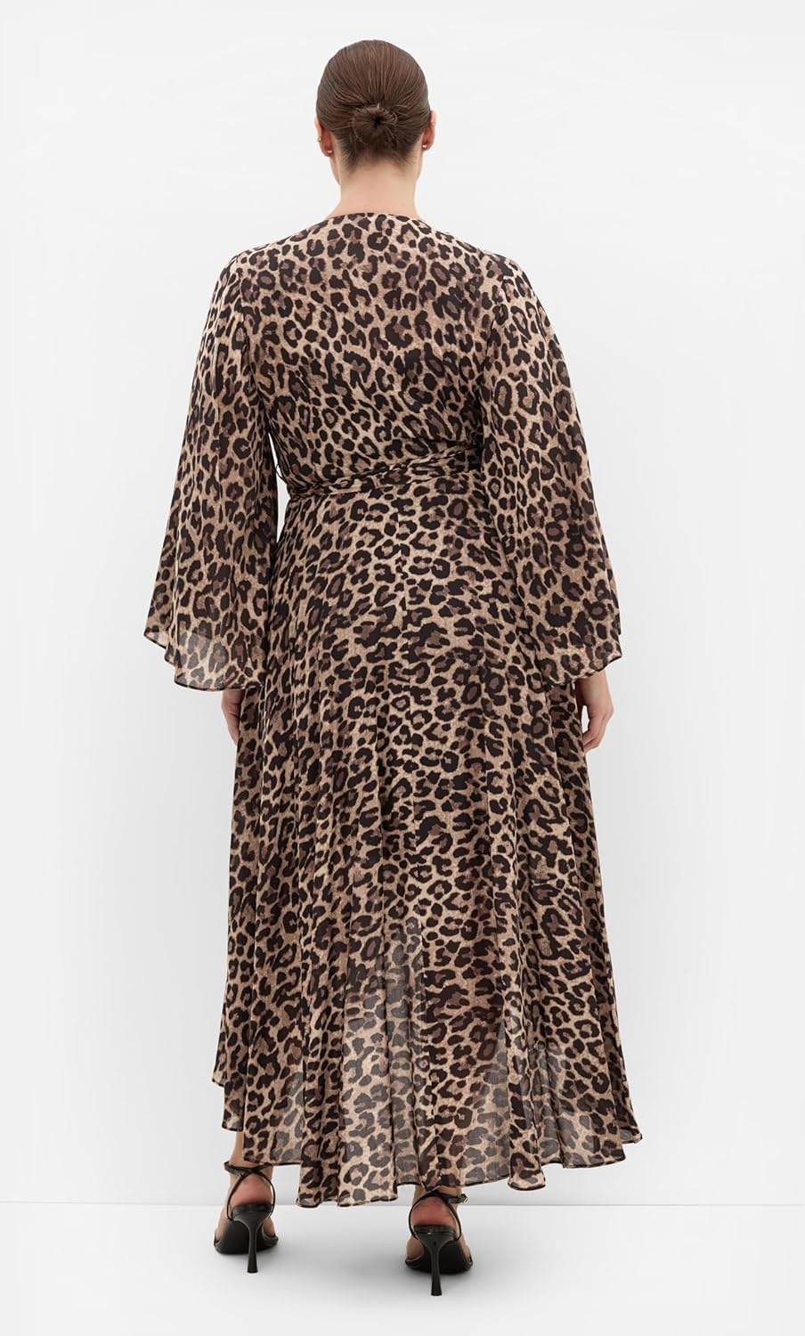 image:imageCity Chic Plus Size Dress Eva Leopard Print Wrap MaxiLeopard