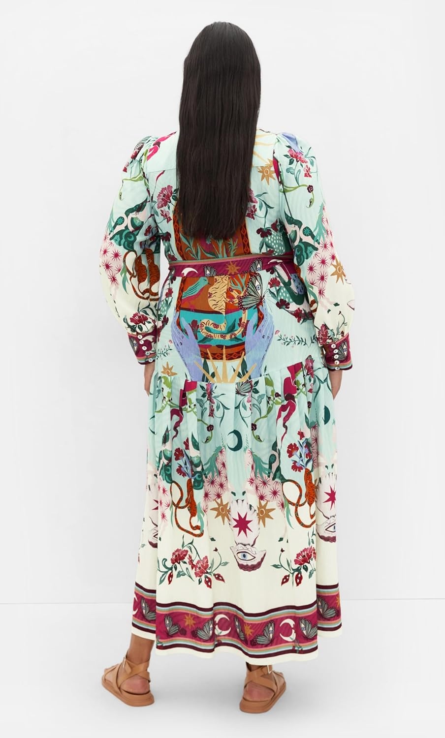image:imageCity Chic Plus Size Dress Ezra Dreamscape Print MaxiHero Dreamscape