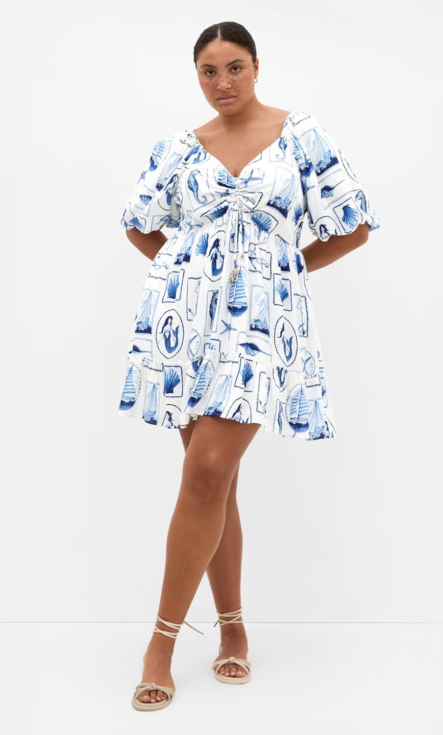 image:imageCity Chic Plus Size Dress Giselle Amalfi V Neck MiniAmalfi Postcard