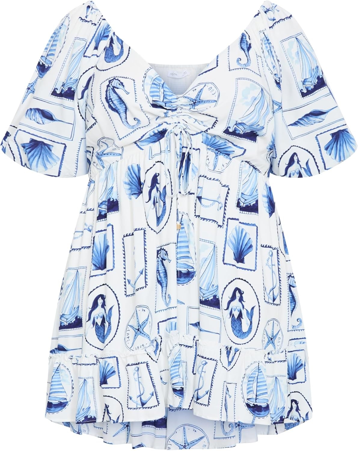 image:imageCity Chic Plus Size Dress Giselle Amalfi V Neck MiniAmalfi Postcard
