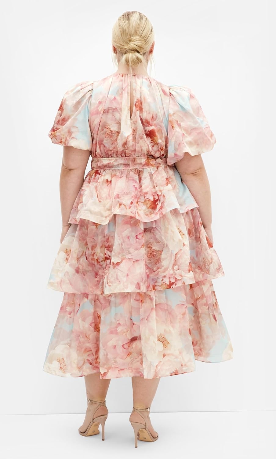 image:imageCity Chic Plus Size Dress Heavenly Floral Print MaxiFloral Dreams