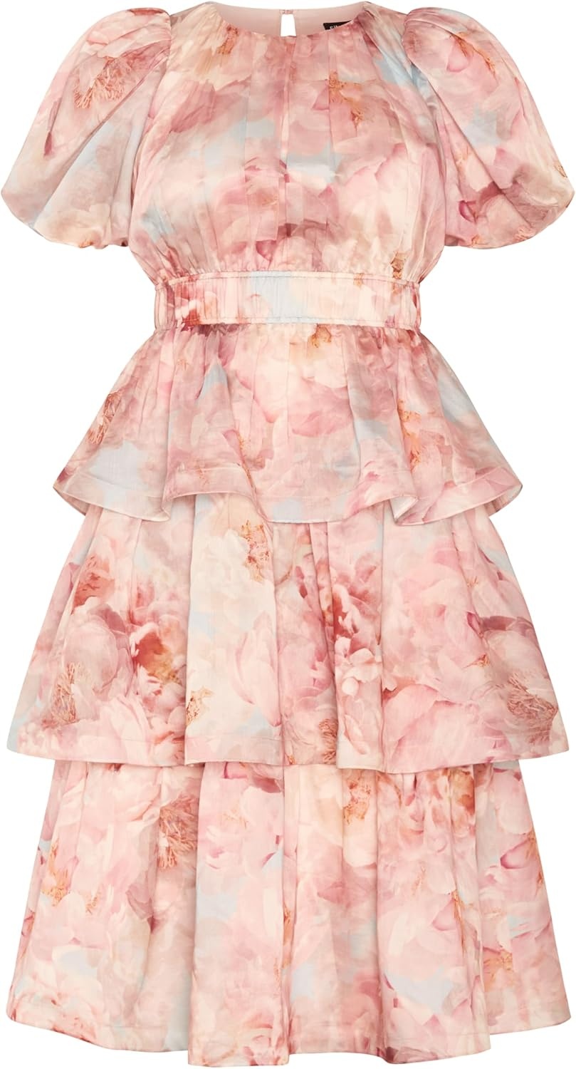 image:imageCity Chic Plus Size Dress Heavenly Floral Print MaxiFloral Dreams
