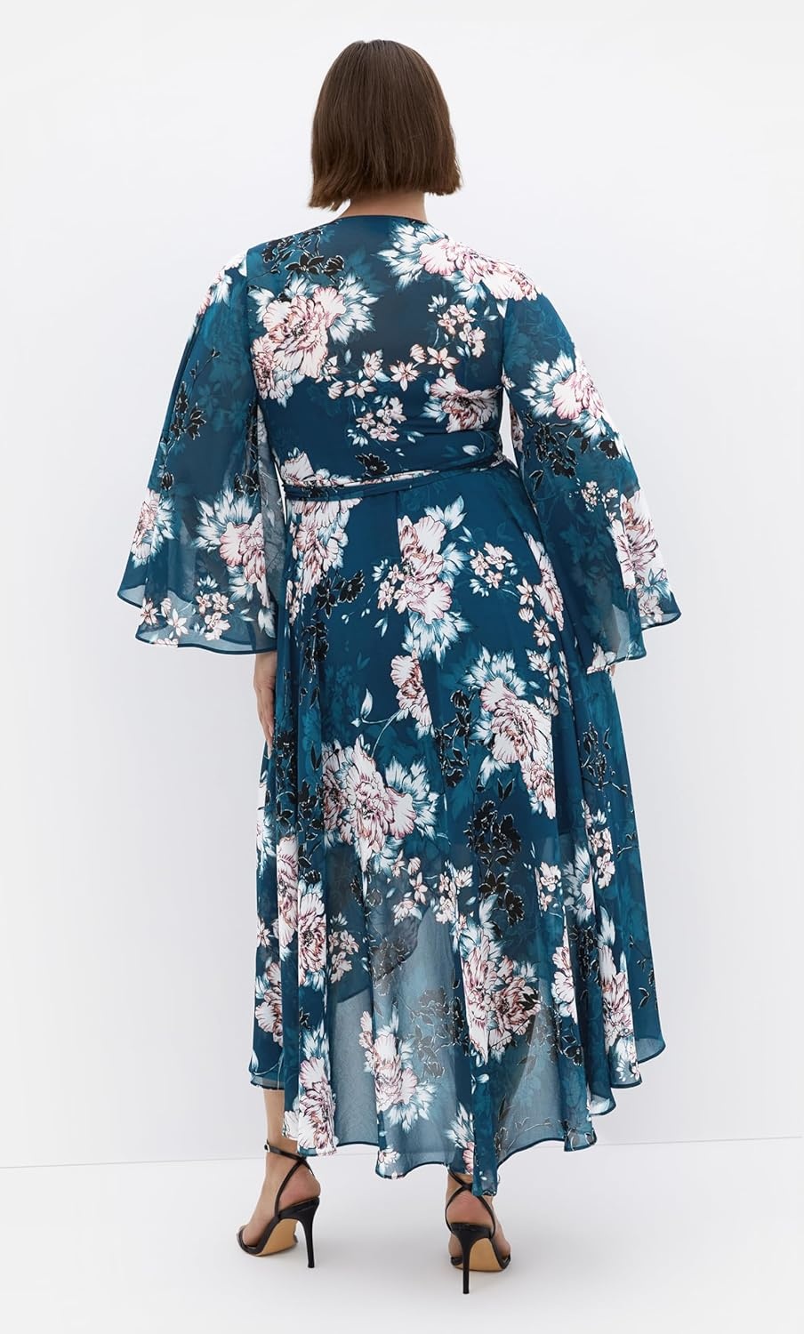 image:imageCity Chic Plus Size Dress Jade Blossom Long Sleeve MaxiJade Blossom