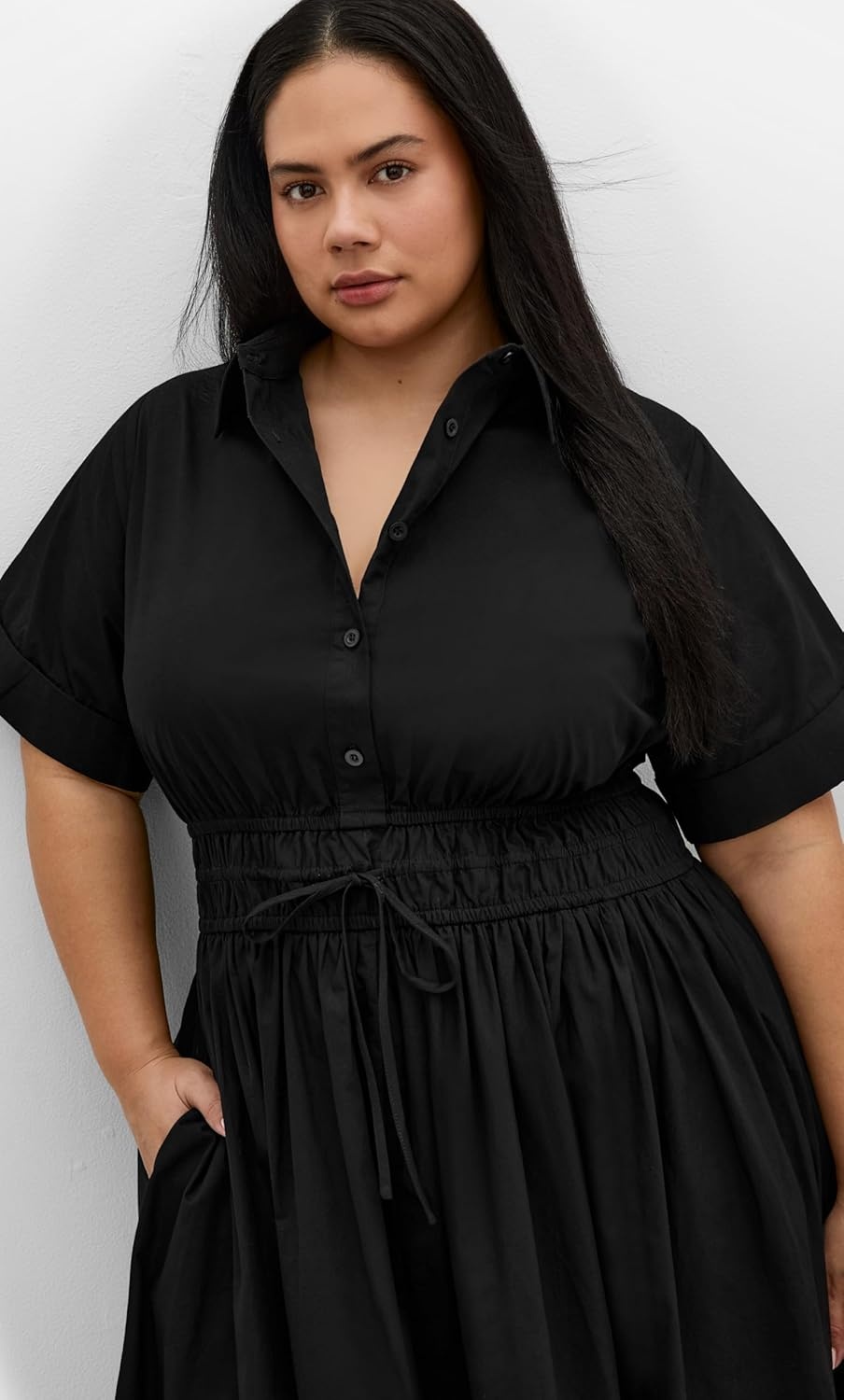 image:imageCity Chic Plus Size Dress Lana MidiBlack