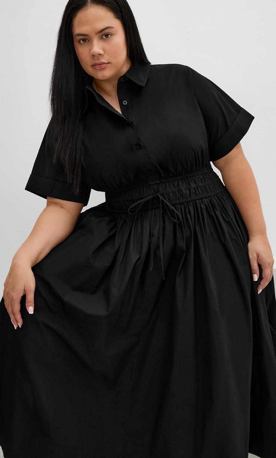 image:imageCity Chic Plus Size Dress Lana MidiBlack