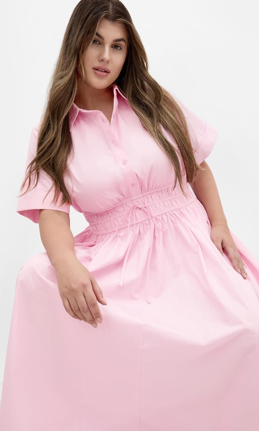 image:imageCity Chic Plus Size Dress Lana MidiHeavenly Pink