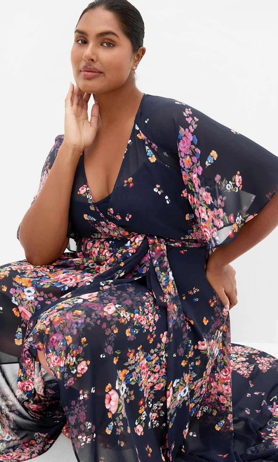 image:imageCity Chic Plus Size Dress Lovers Lane PrintRoyal Blue