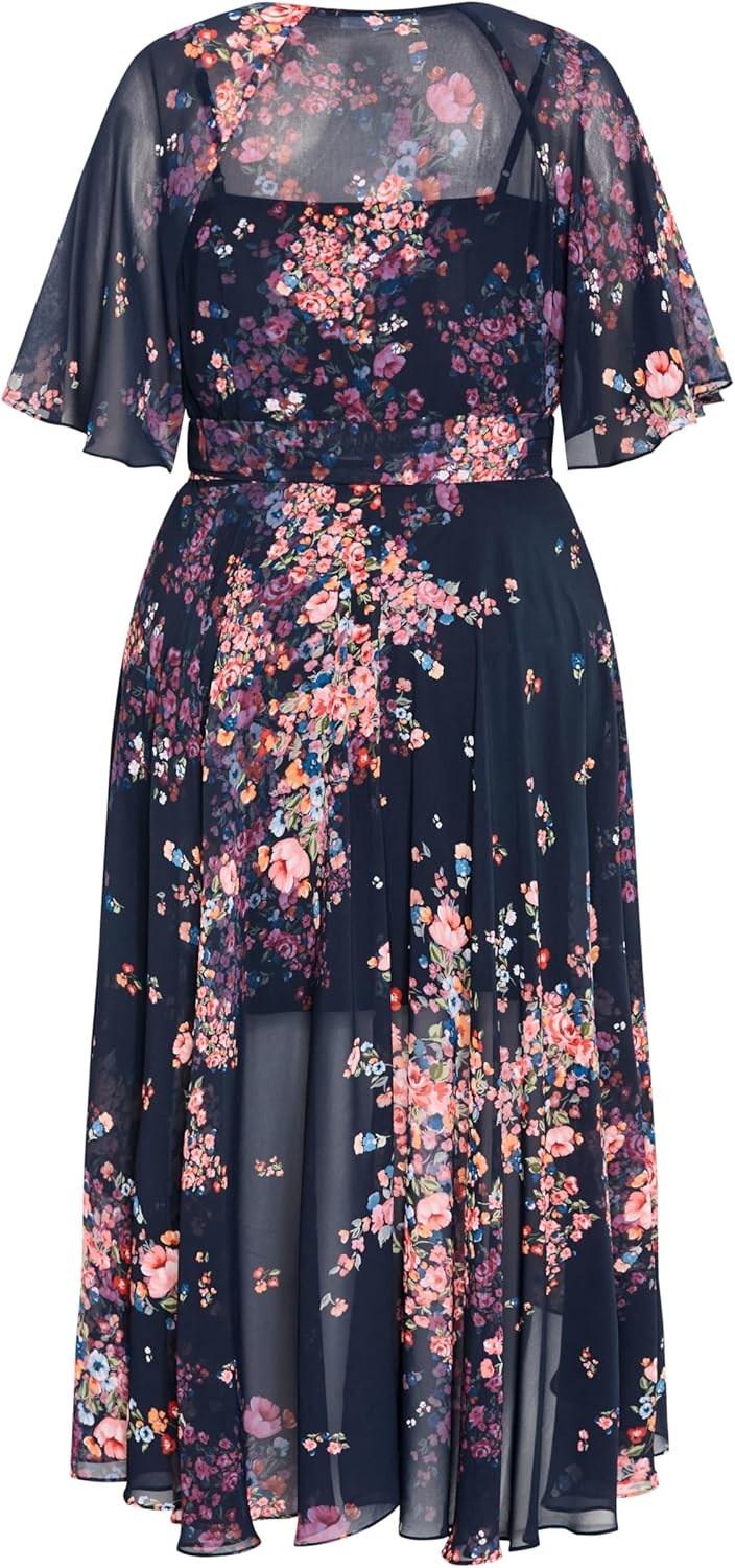 image:imageCity Chic Plus Size Dress Lovers Lane PrintRoyal Blue